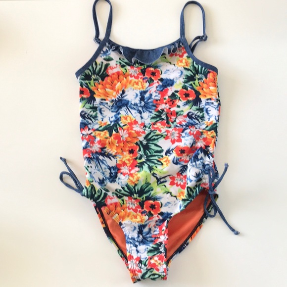 marina west Other - Marina west girls floral one piece bathing suit 8